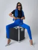 Ribbed High Waisted Leggings Cobalt Blue sold by Public Desire