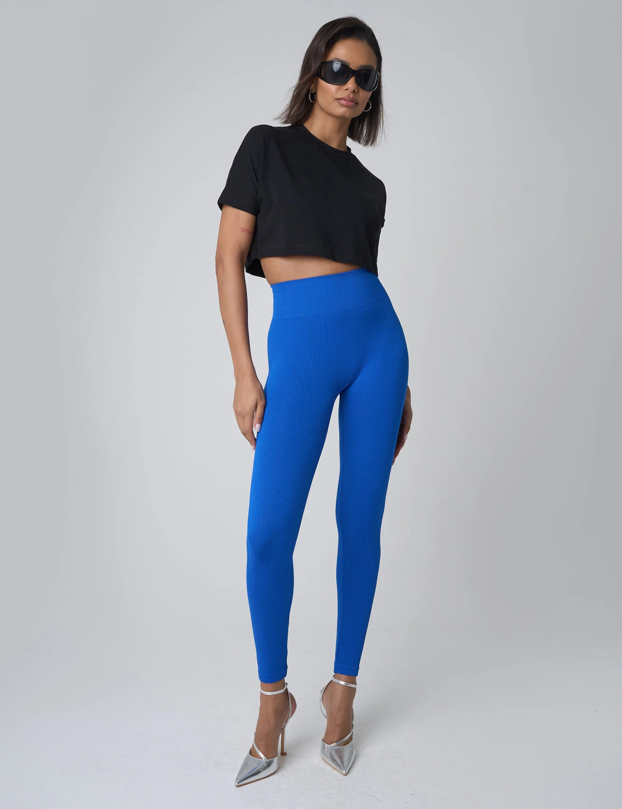 Boxy Fit Cropped T-Shirt Black sold by Public Desire product image thumbnail 4