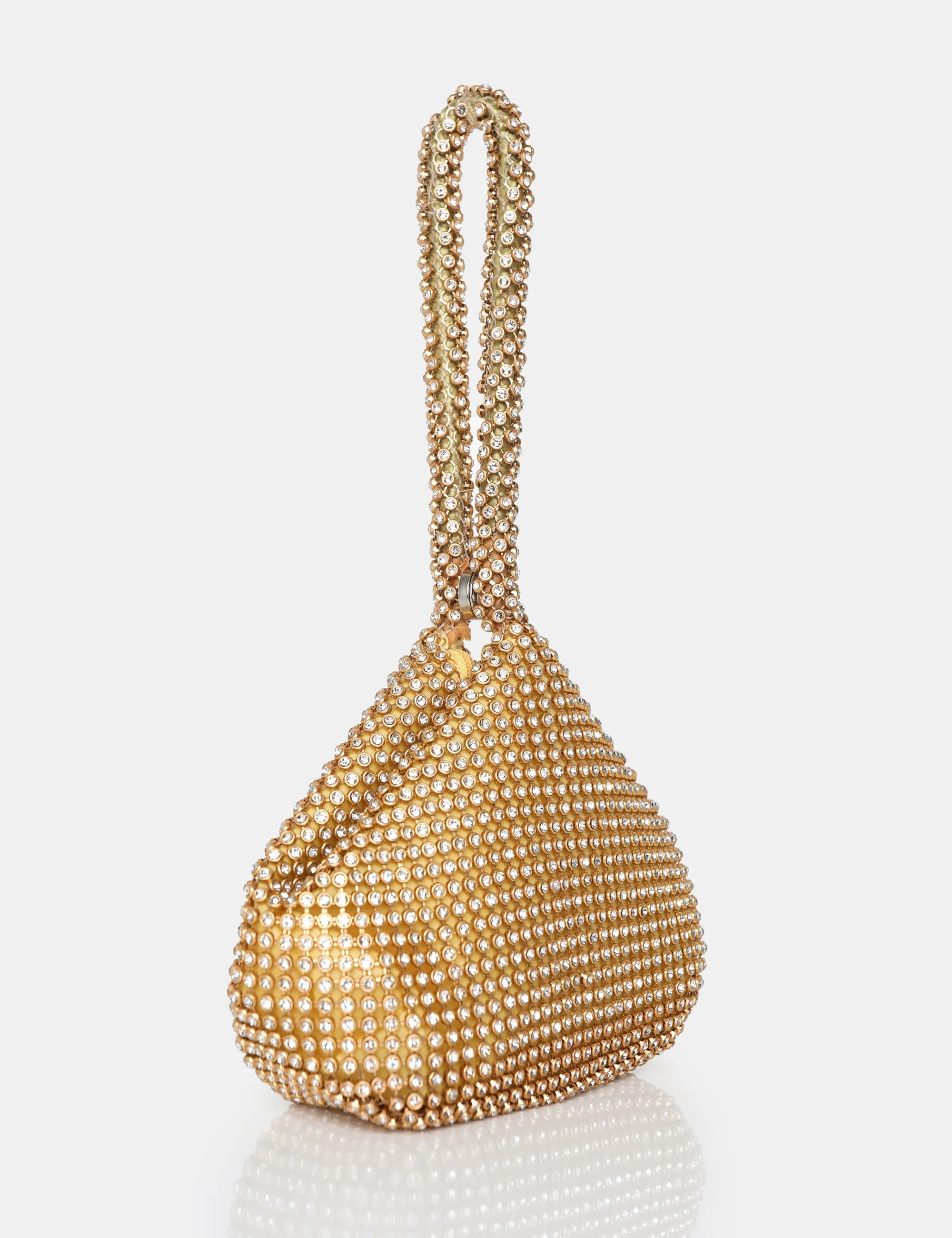 The Lavender Gold Diamante Mini Pouch Party Bag sold by Public Desire product image thumbnail 2