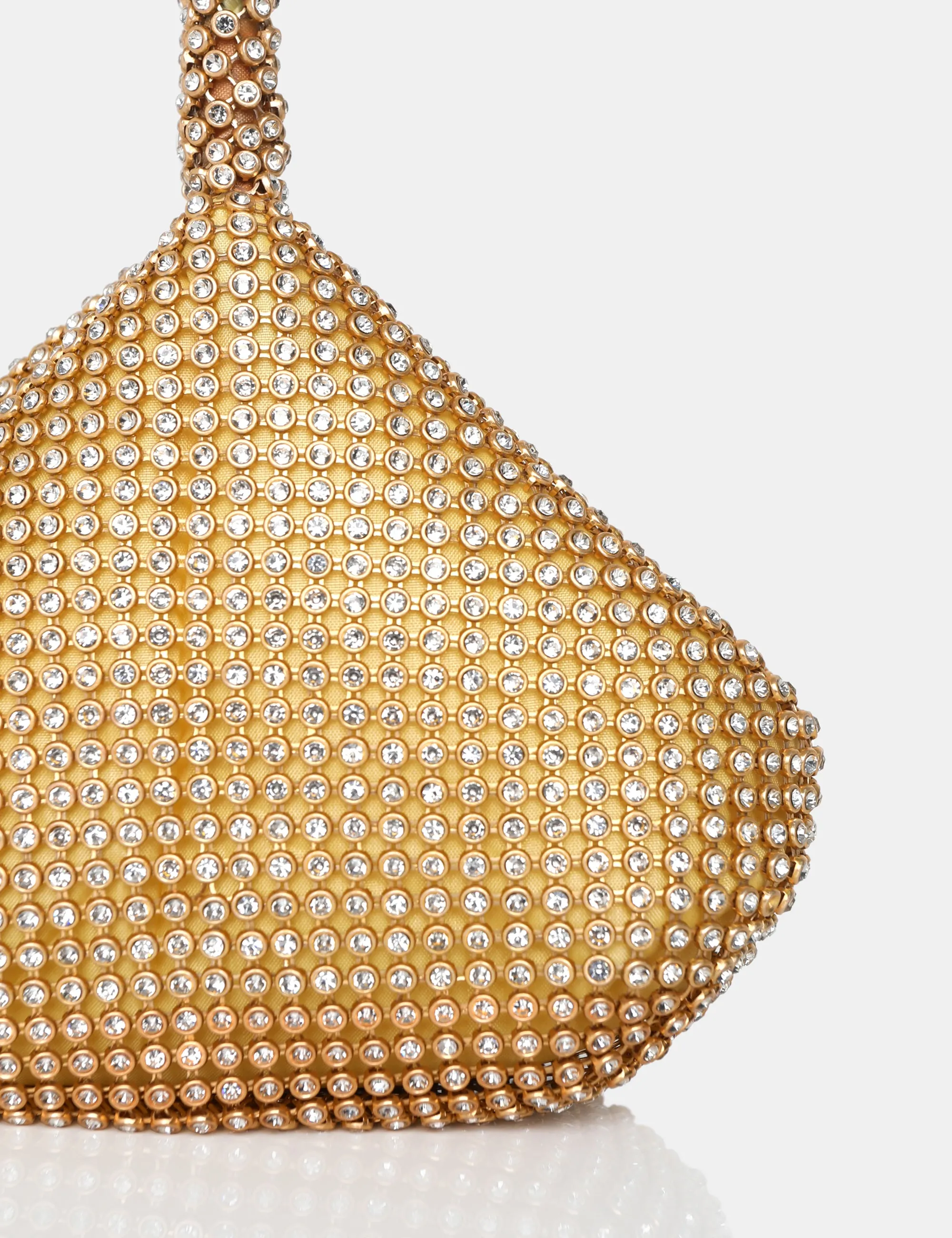 The Lavender Gold Diamante Mini Pouch Party Bag sold by Public Desire product image thumbnail 3