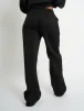 Kaiia Script Logo Wide Leg Joggers Black sold by Public Desire