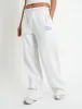 Kaiia Script Logo Wide Leg Joggers Light Grey Marl & Vintage Blue sold by Public Desire