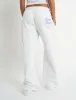 Kaiia Script Logo Wide Leg Joggers Light Grey Marl & Vintage Blue sold by Public Desire
