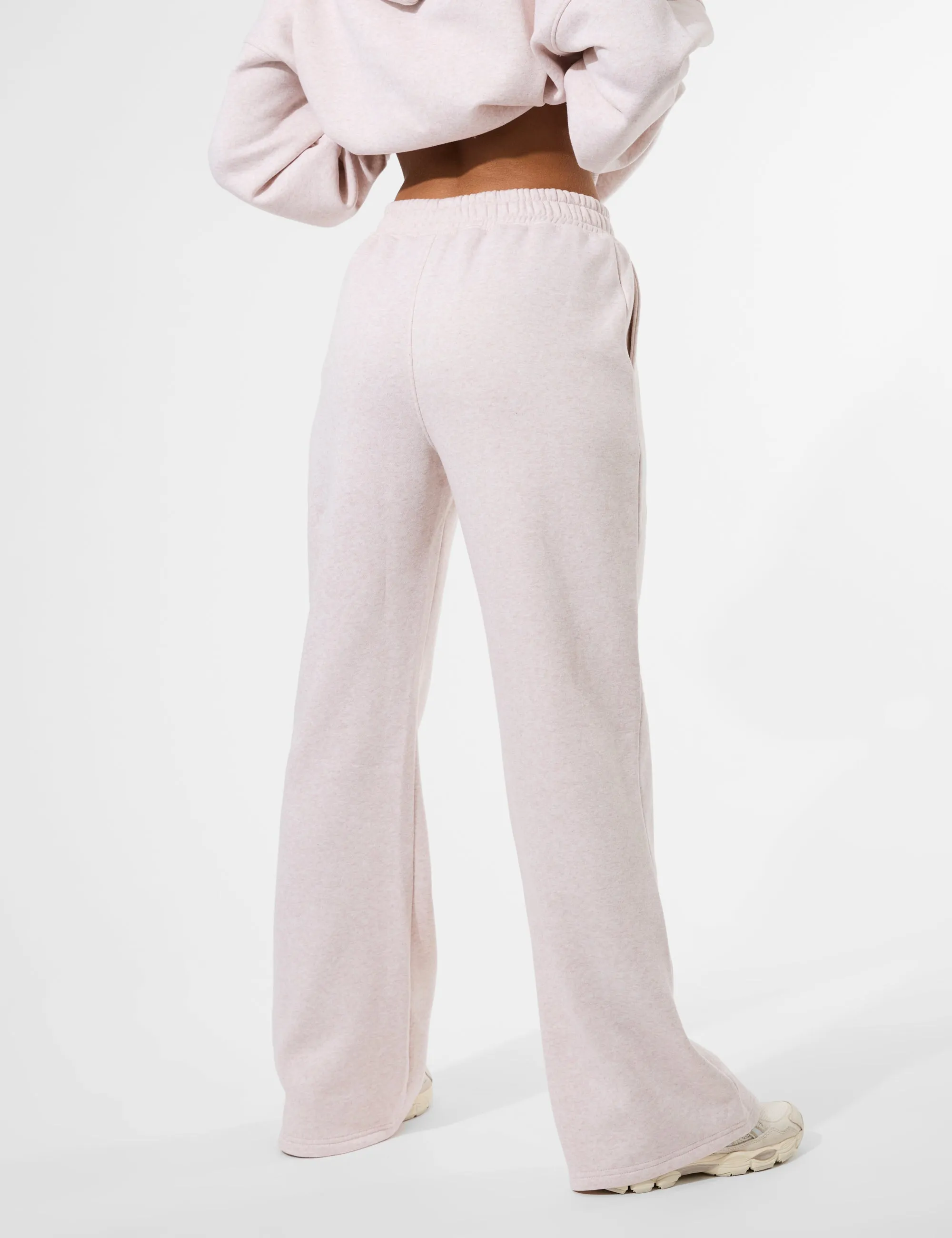 Kaiia Logo Wide Leg Joggers Oat sold by Public Desire product image thumbnail 2