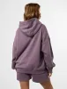 Kaiia Borg Slogan Oversized Hoodie Elderberry sold by Public Desire