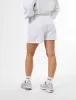 Kaiia Rainbow Logo Sweat Shorts Light Grey Marl sold by Public Desire