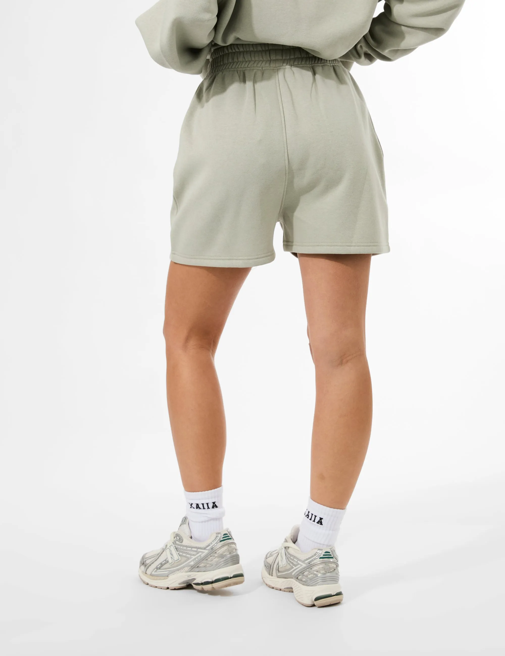 Kaiia Logo Sweat Shorts Matcha sold by Public Desire product image thumbnail 2