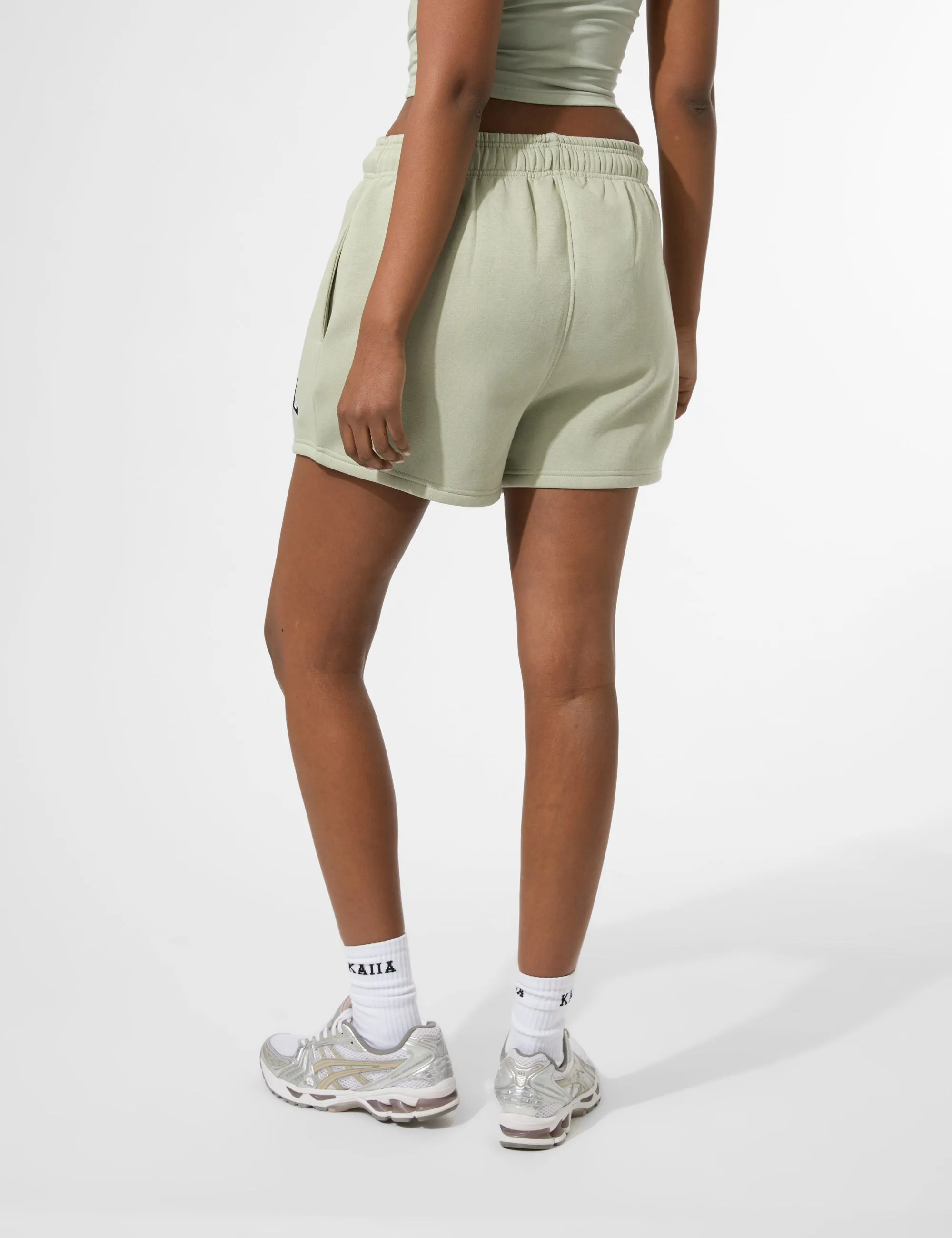Kaiia KTL Logo Sweat Shorts Sage sold by Public Desire product image thumbnail 2