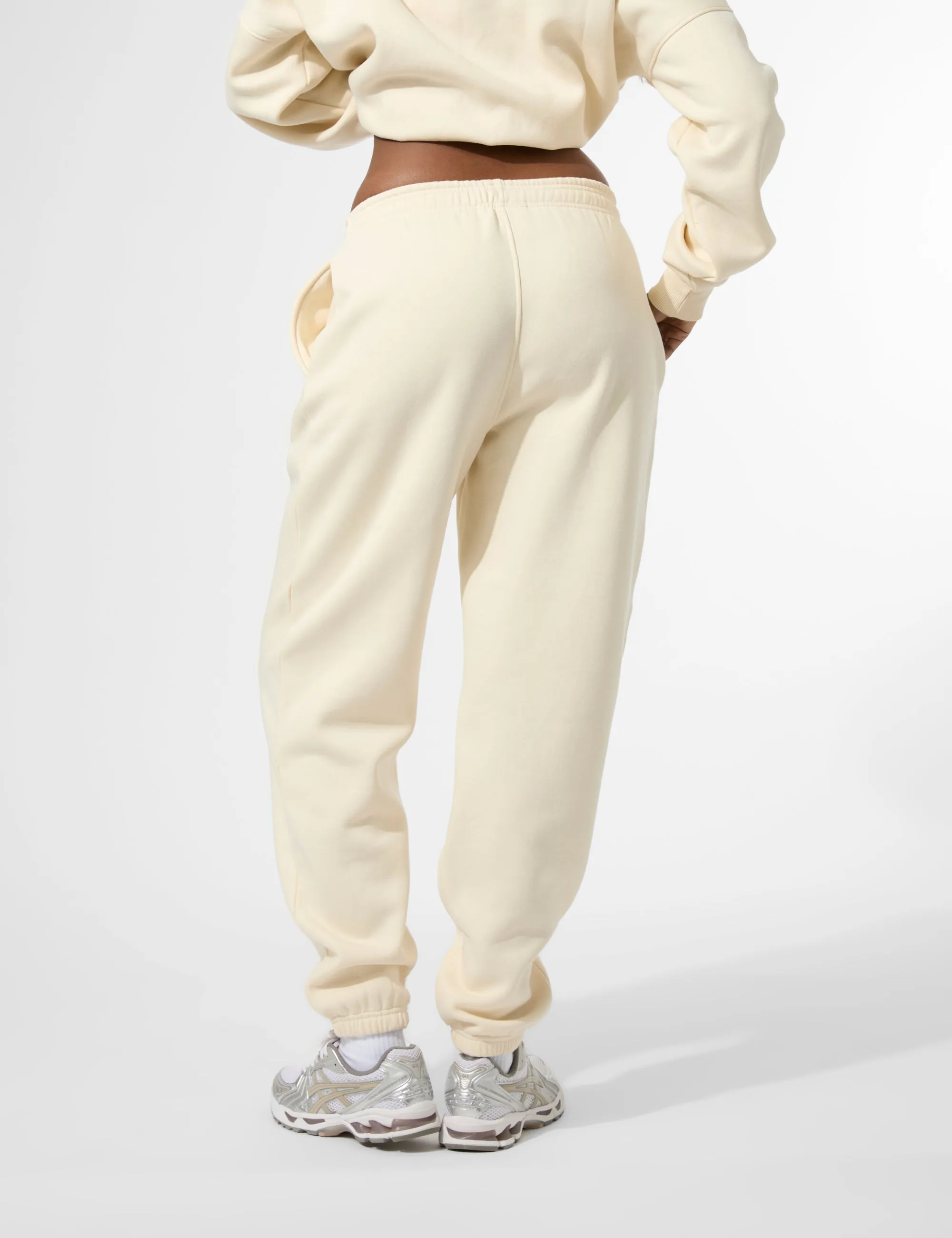 Kaiia KTL Logo Cuffed Joggers Buttercream sold by Public Desire product image thumbnail 2