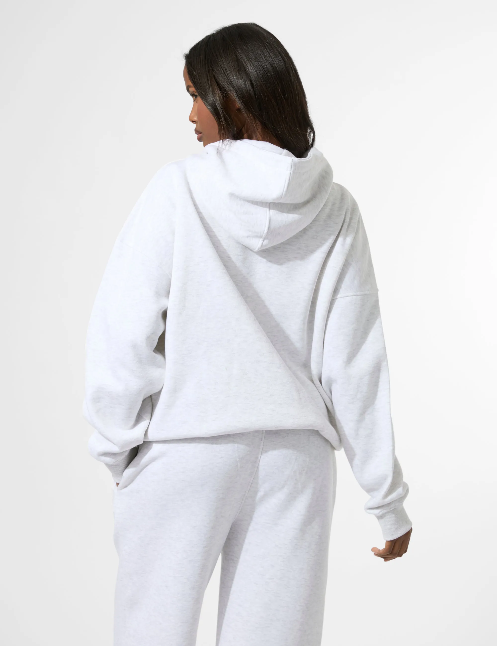 Kaiia KTL Logo Oversized Hoodie Light Grey Marl sold by Public Desire product image thumbnail 2