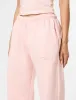 Kaiia Embossed Logo Wide Leg Joggers Sugar Pink sold by Public Desire
