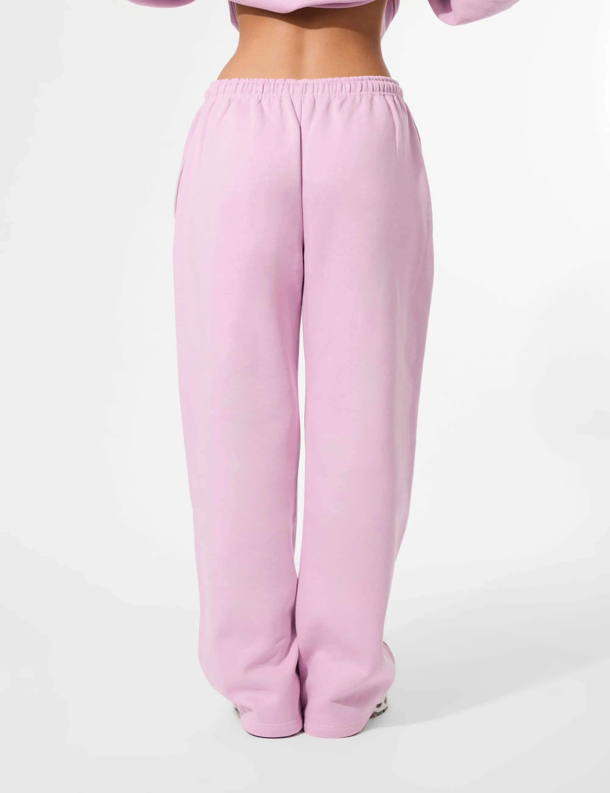 Kaiia Embossed Logo Wide Leg Joggers Parma Violet sold by Public Desire product image thumbnail 2