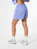 Kaiia Embossed Logo Sweat Shorts Cornflower Blue sold by Public Desire