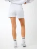 Kaiia Logo Sweat Shorts Light Grey Marl & Dusty Pink sold by Public Desire