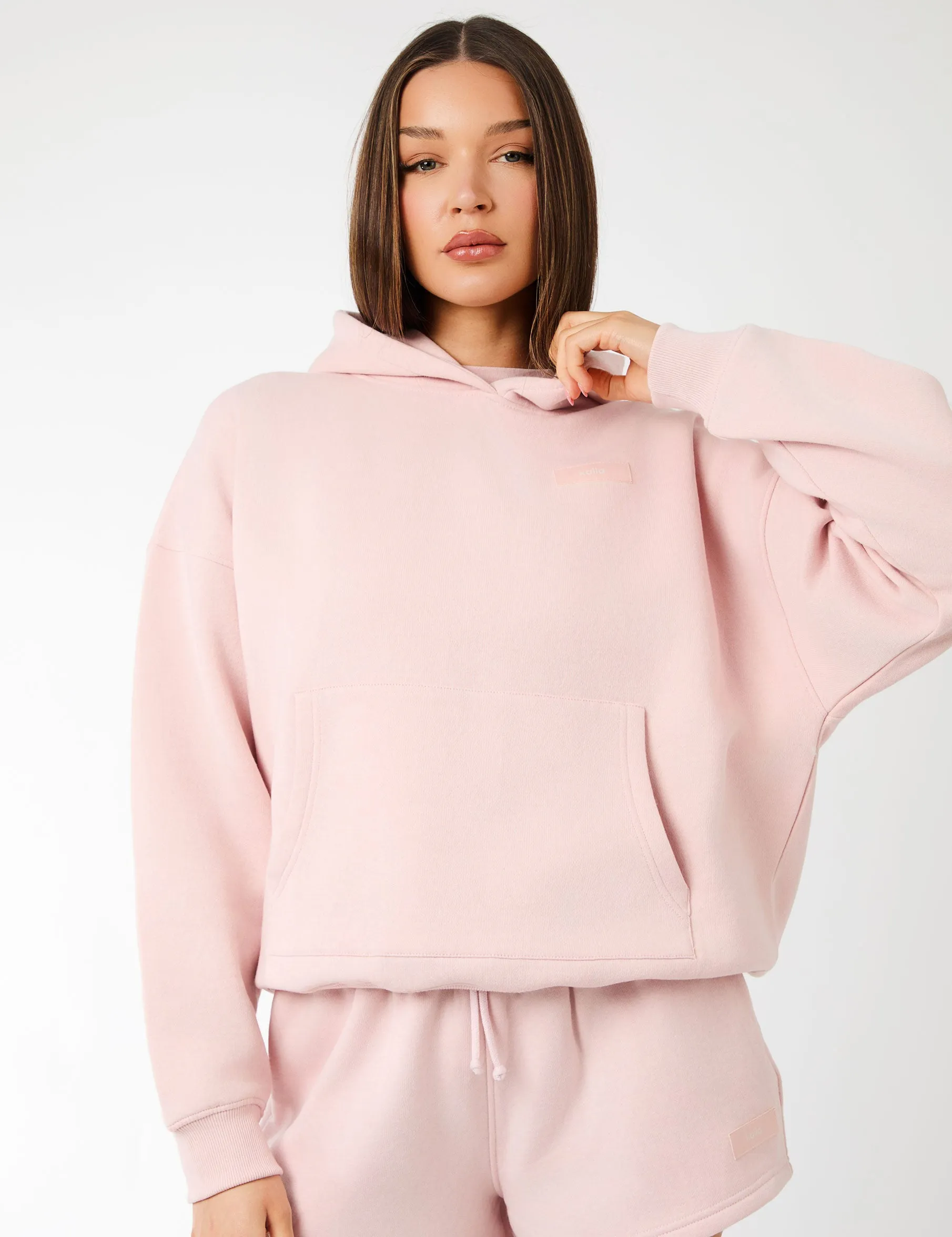 Kaiia Label Logo Oversized Hoodie Dusty Pink sold by Public Desire product image thumbnail 5