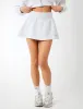 Kaiia Label Logo Mini Sweat Skirt Light Grey Marl sold by Public Desire