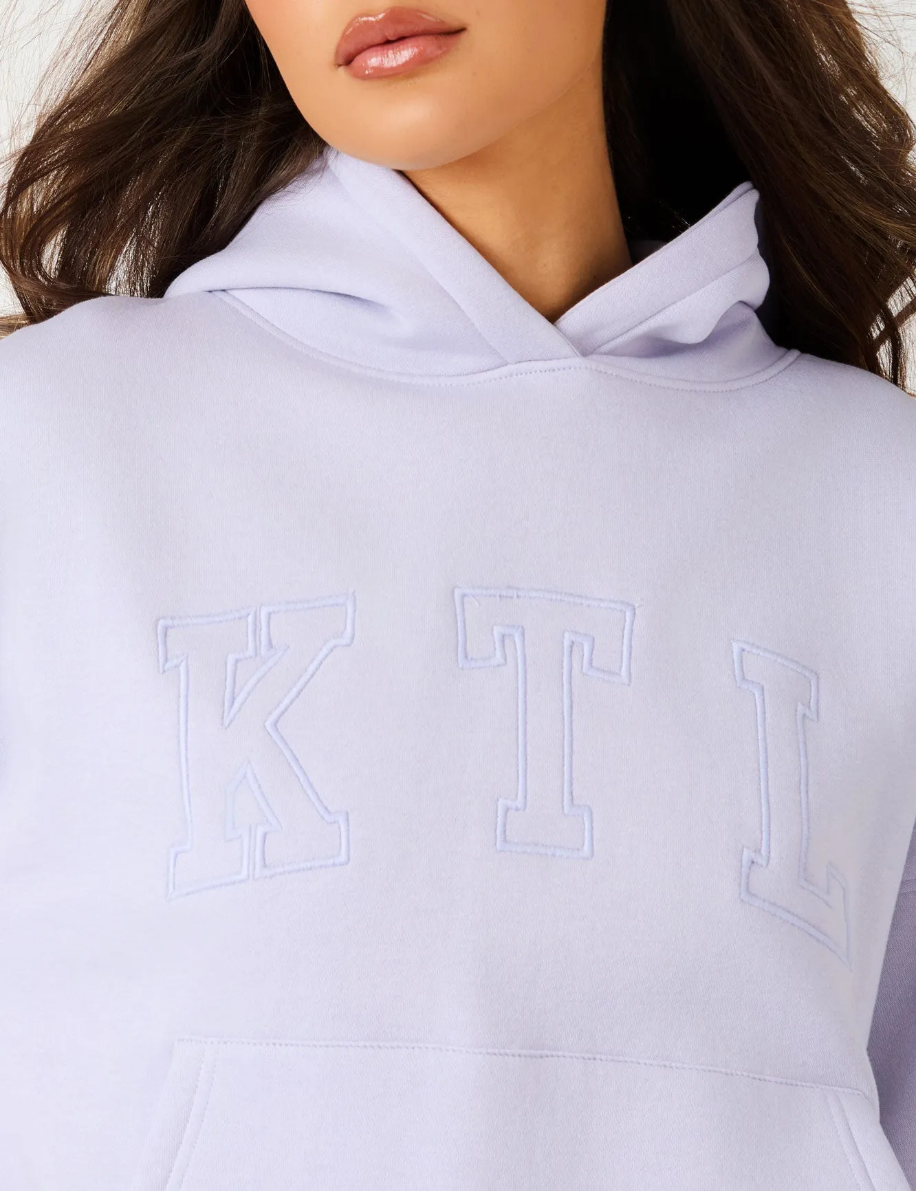 Kaiia KTL Logo Oversized Hoodie Iced Lilac sold by Public Desire product image thumbnail 2