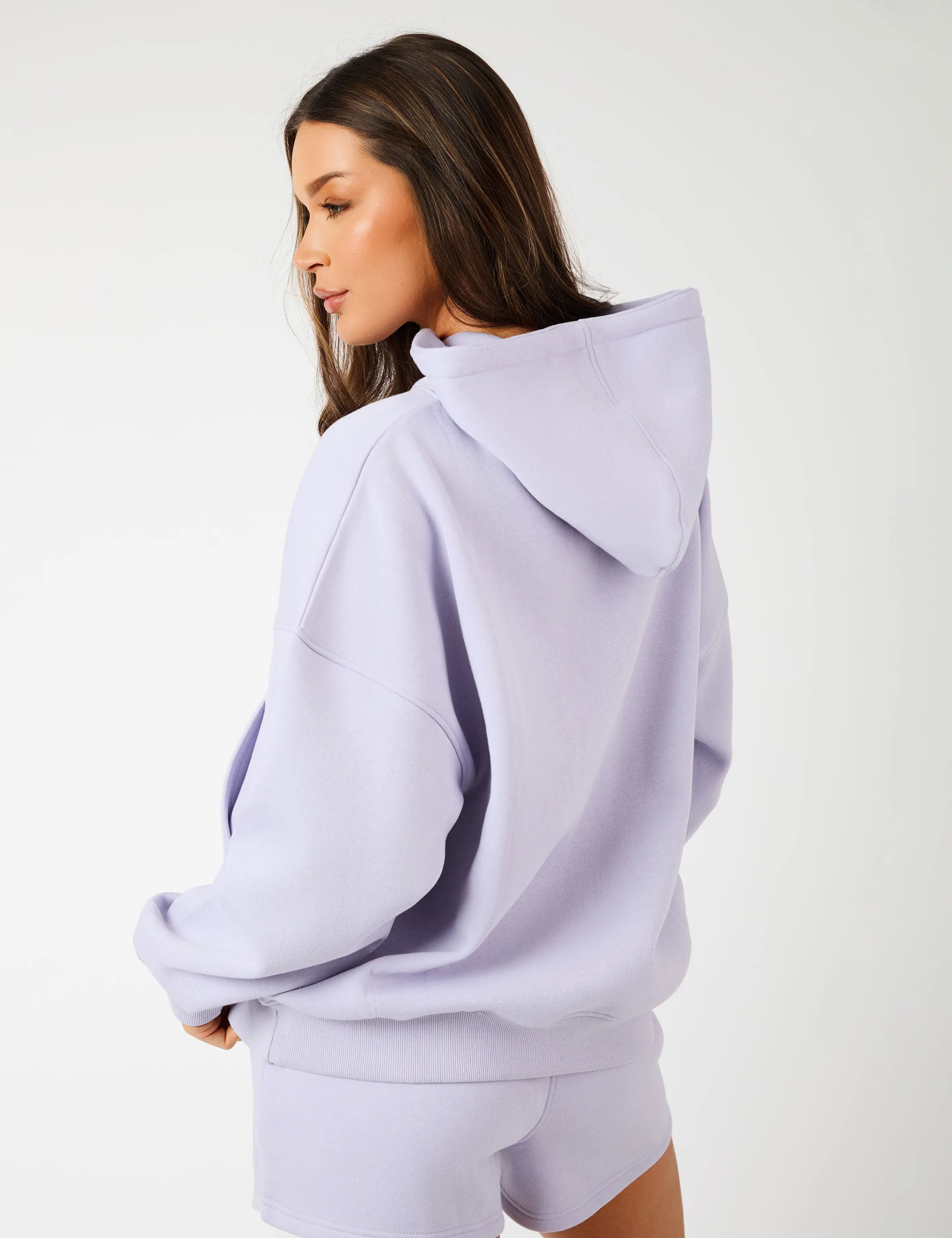 Kaiia KTL Logo Oversized Hoodie Iced Lilac sold by Public Desire product image thumbnail 4
