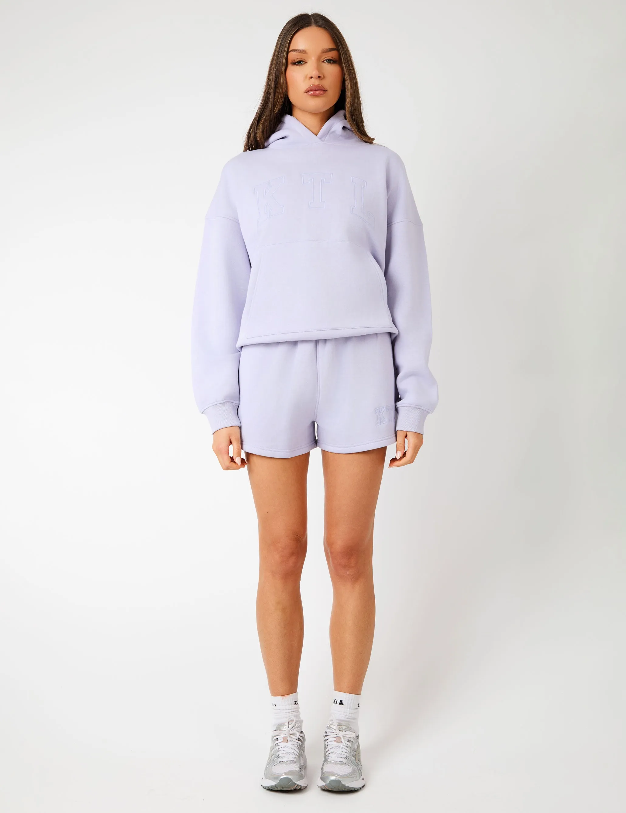 Kaiia KTL Logo Oversized Hoodie Iced Lilac sold by Public Desire product image thumbnail 5