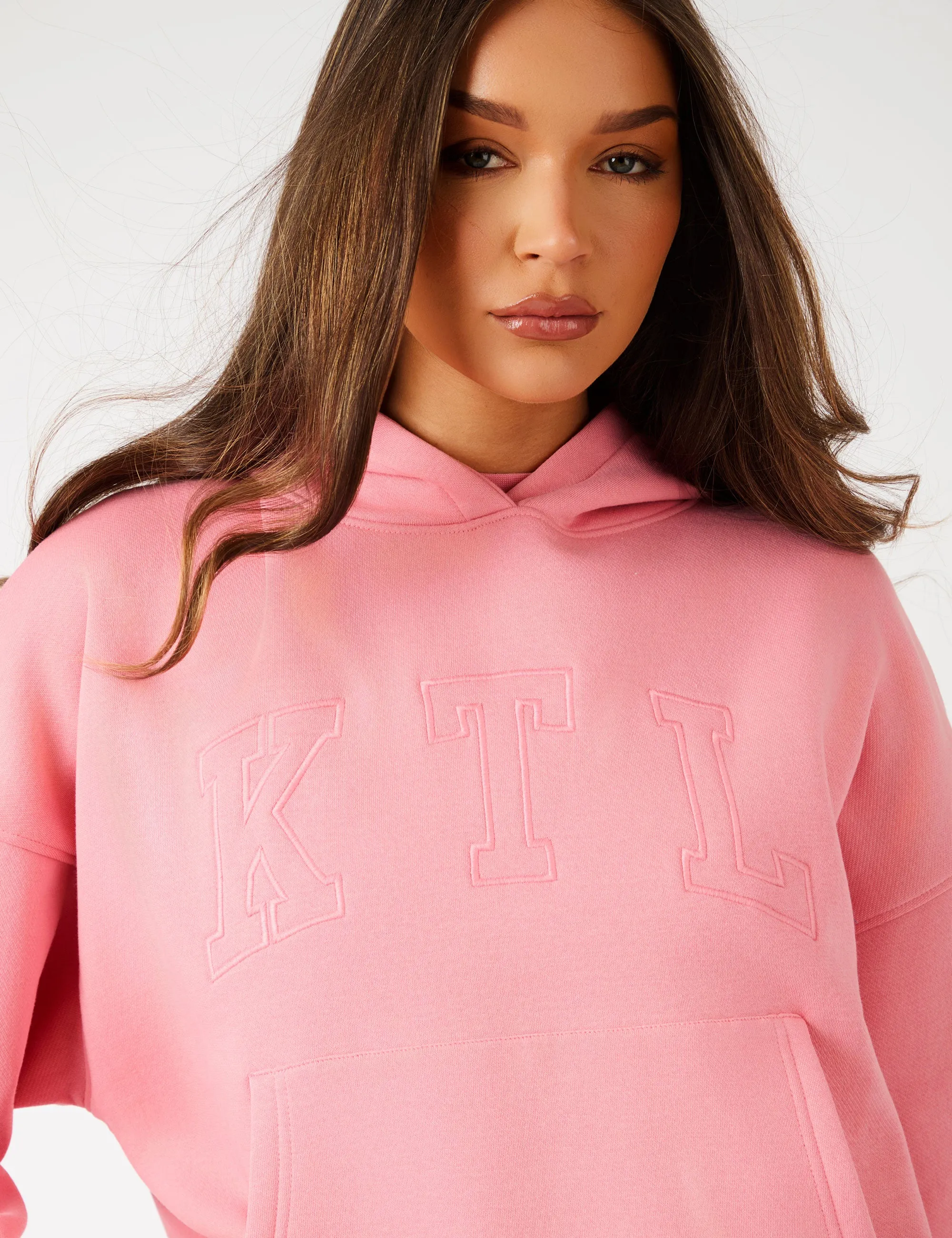 Kaiia KTL Logo Oversized Hoodie Angel Pink sold by Public Desire product image thumbnail 2