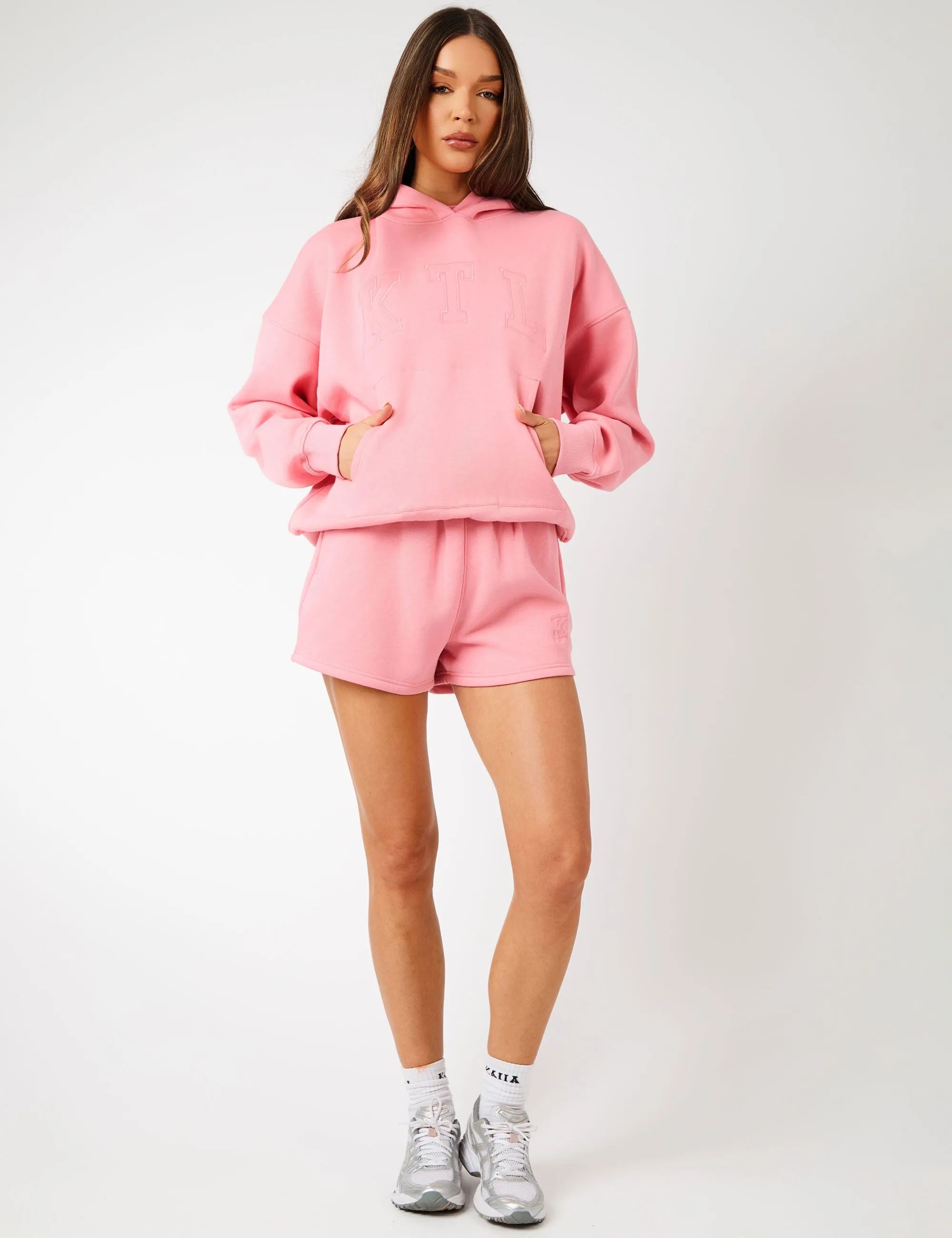 Kaiia KTL Logo Oversized Hoodie Angel Pink sold by Public Desire product image thumbnail 5