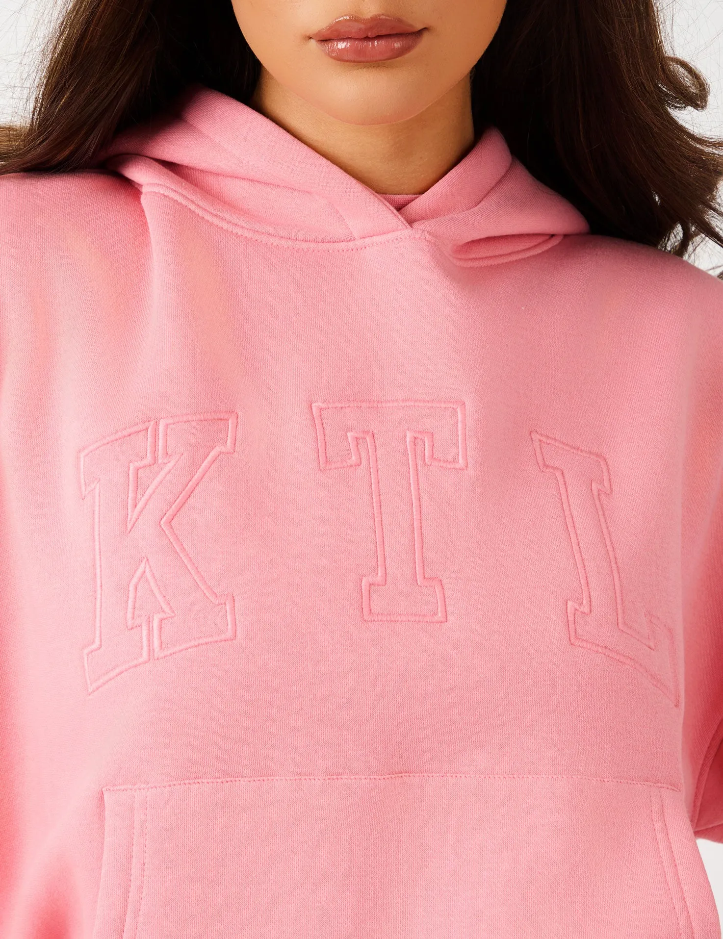 Kaiia KTL Logo Oversized Hoodie Angel Pink sold by Public Desire product image thumbnail 3