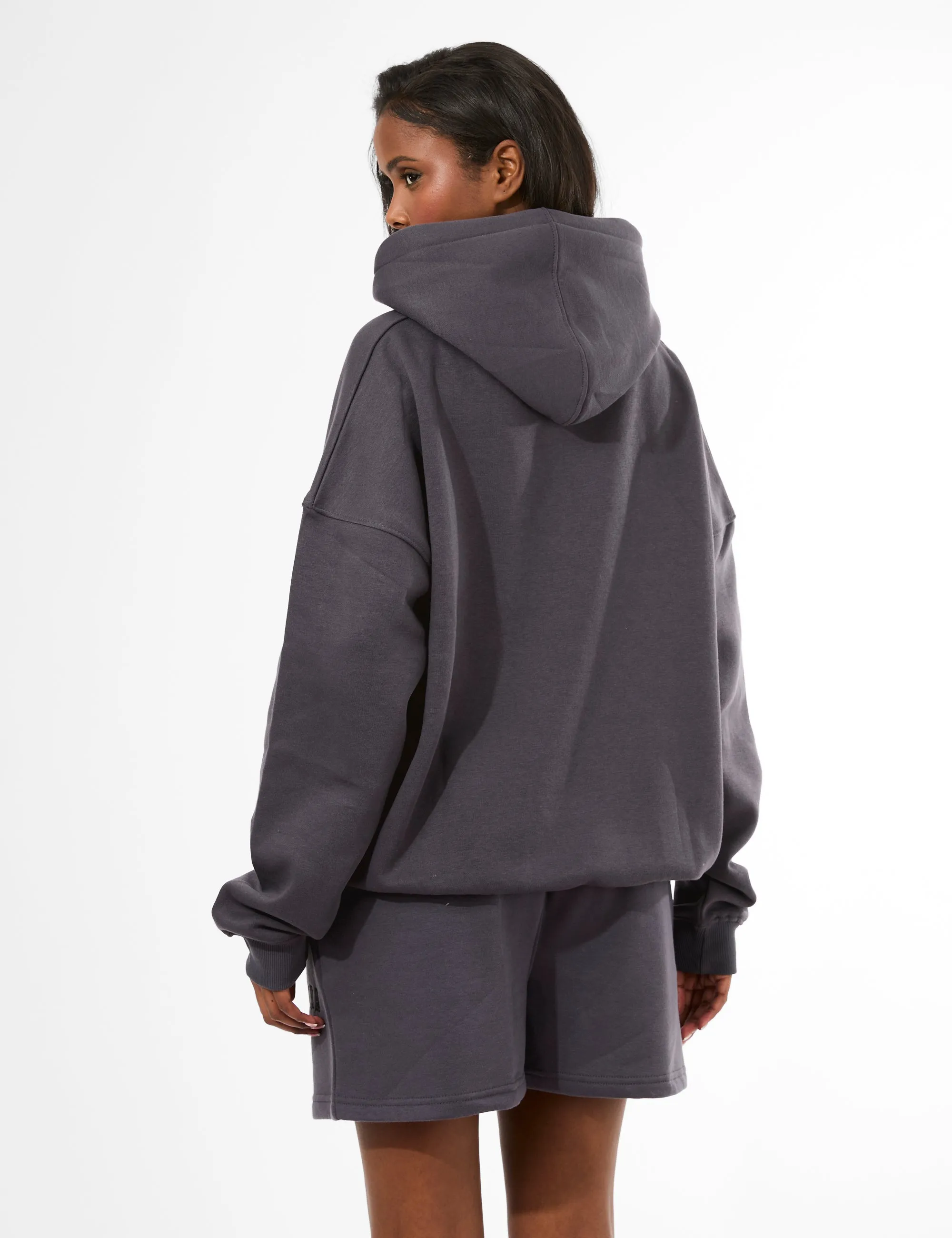 Kaiia Sport Oversized Hoodie Dark Grey & Black sold by Public Desire product image thumbnail 2