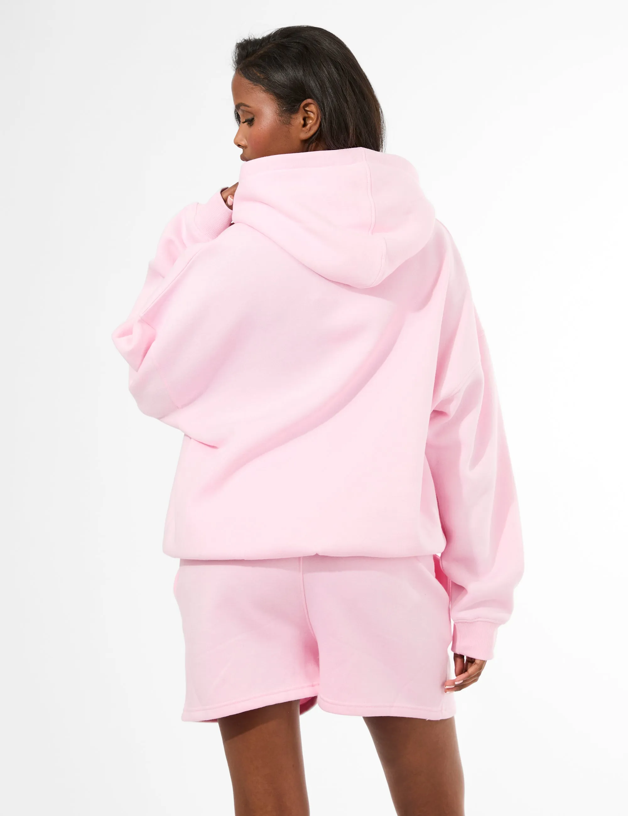 Kaiia Studio Oversized Hoodie Pink & White sold by Public Desire product image thumbnail 2