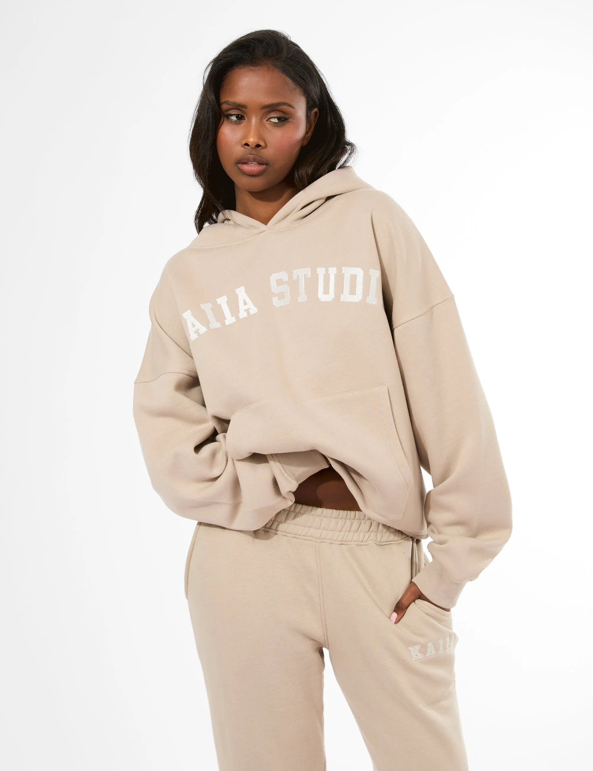 Kaiia Studio Oversized Hoodie Stone sold by Public Desire