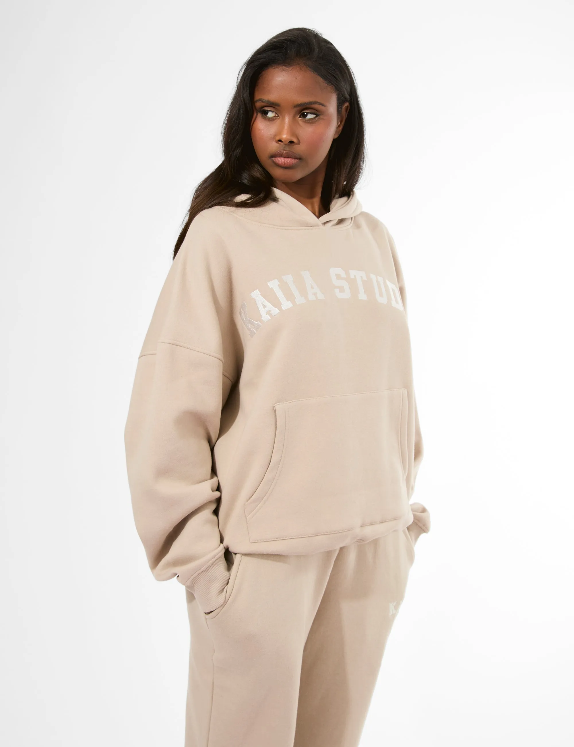 Kaiia Studio Oversized Hoodie Stone sold by Public Desire product image thumbnail 5
