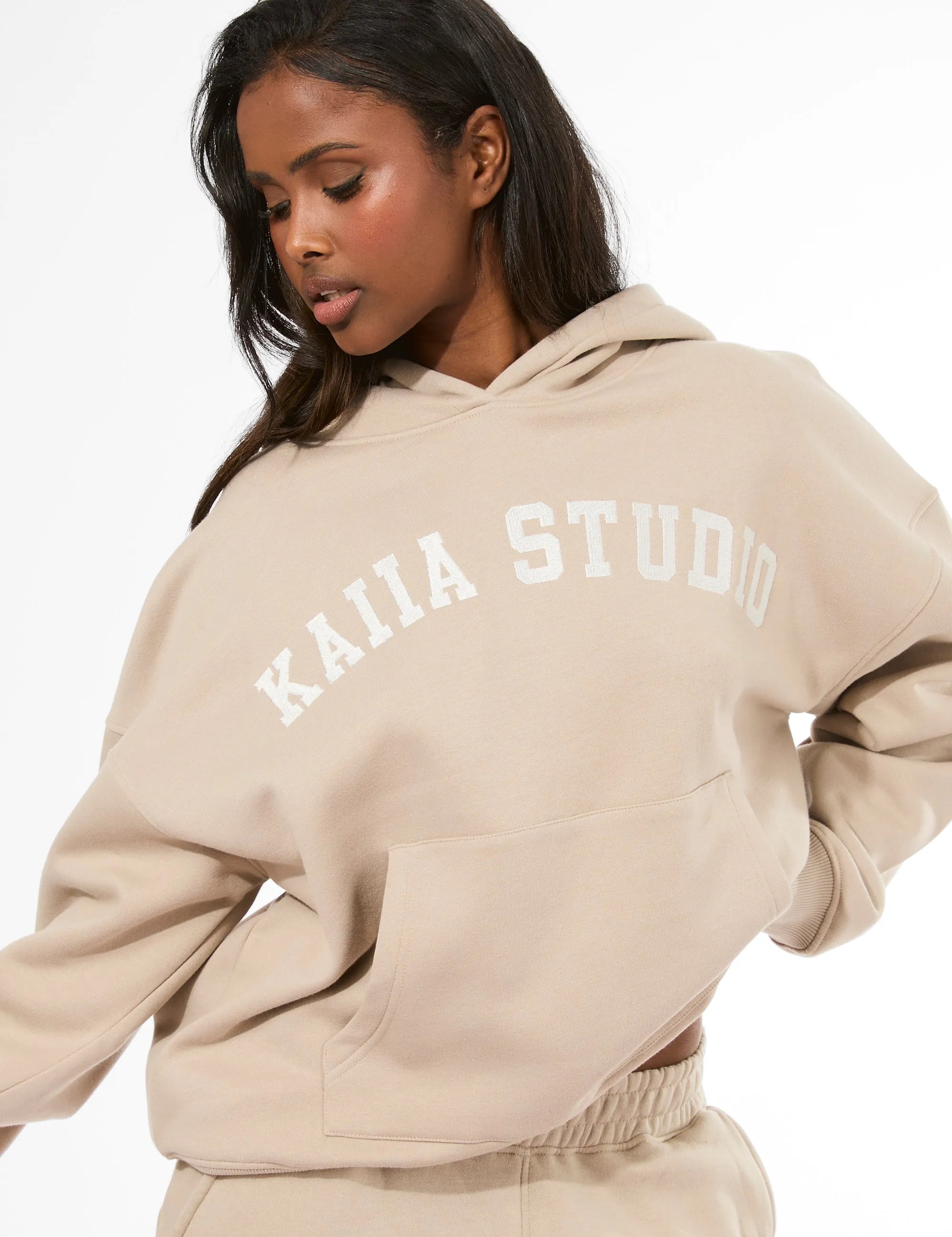 Kaiia Studio Oversized Hoodie Stone sold by Public Desire product image thumbnail 2