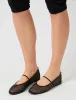 Twiggie Black Mesh Ballet Pumps sold by Public Desire