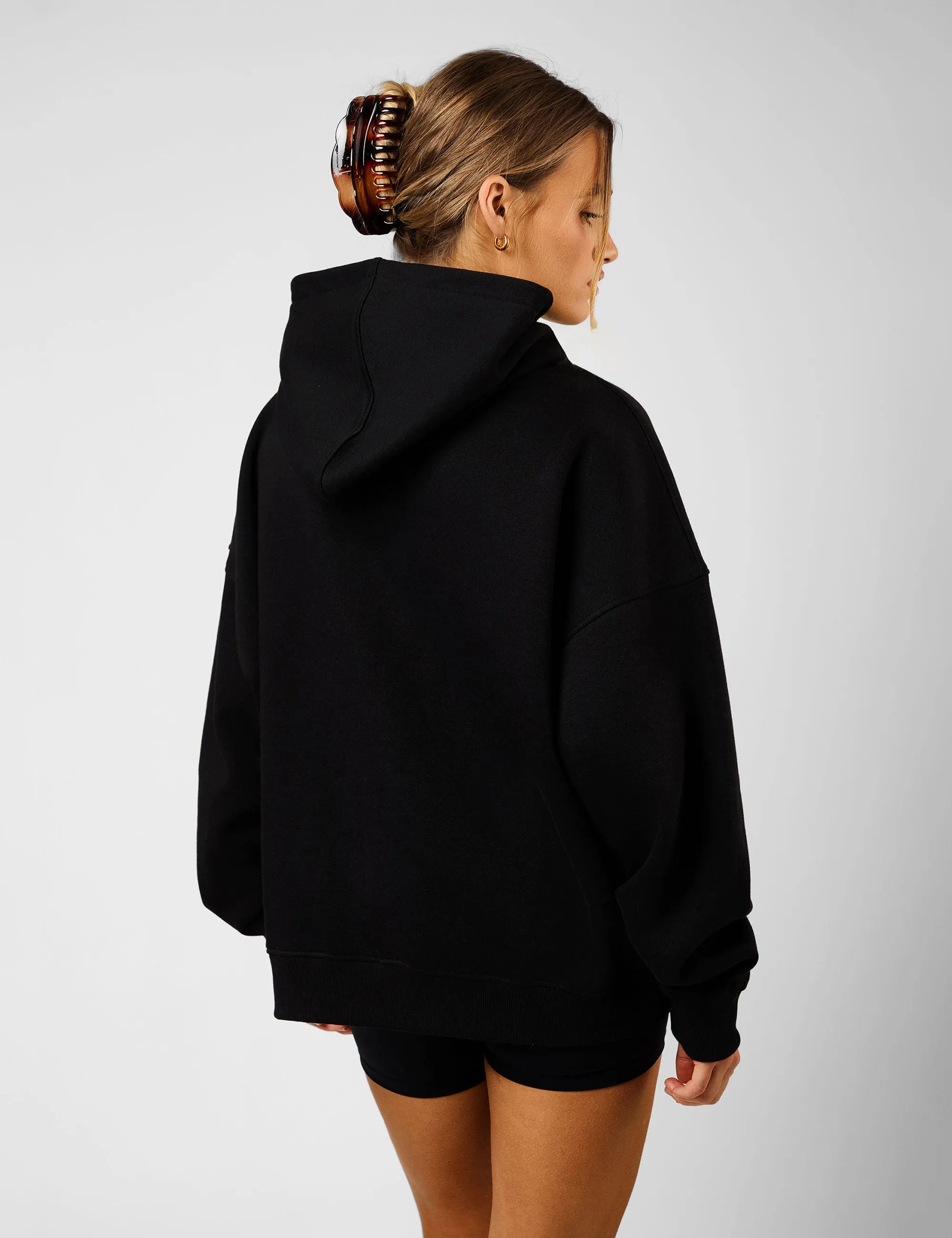 Kaiia Sport Oversized Hoodie Black & White sold by Public Desire product image thumbnail 5