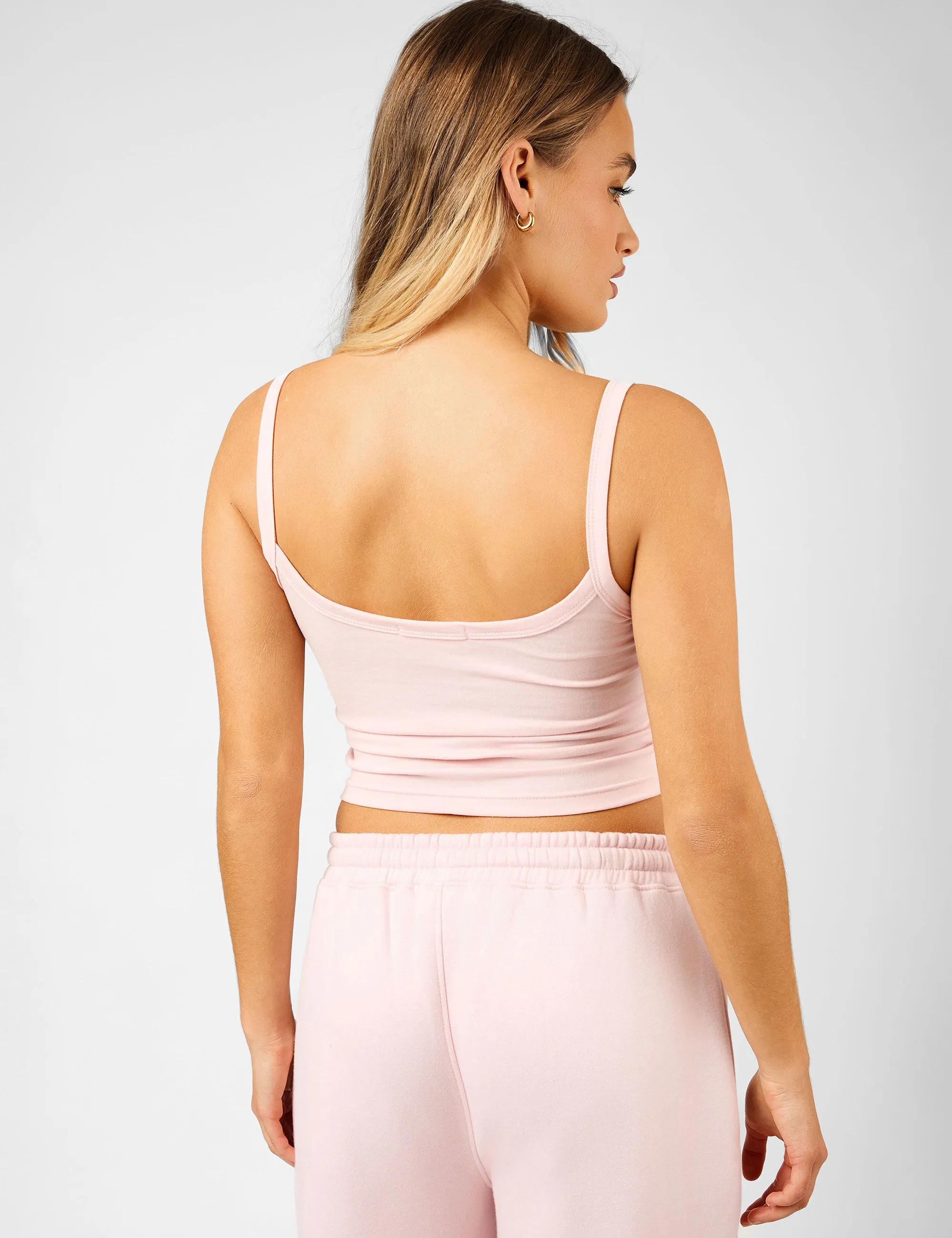 Kaiia Slogan Vest Top Dusty Pink sold by Public Desire product image thumbnail 4