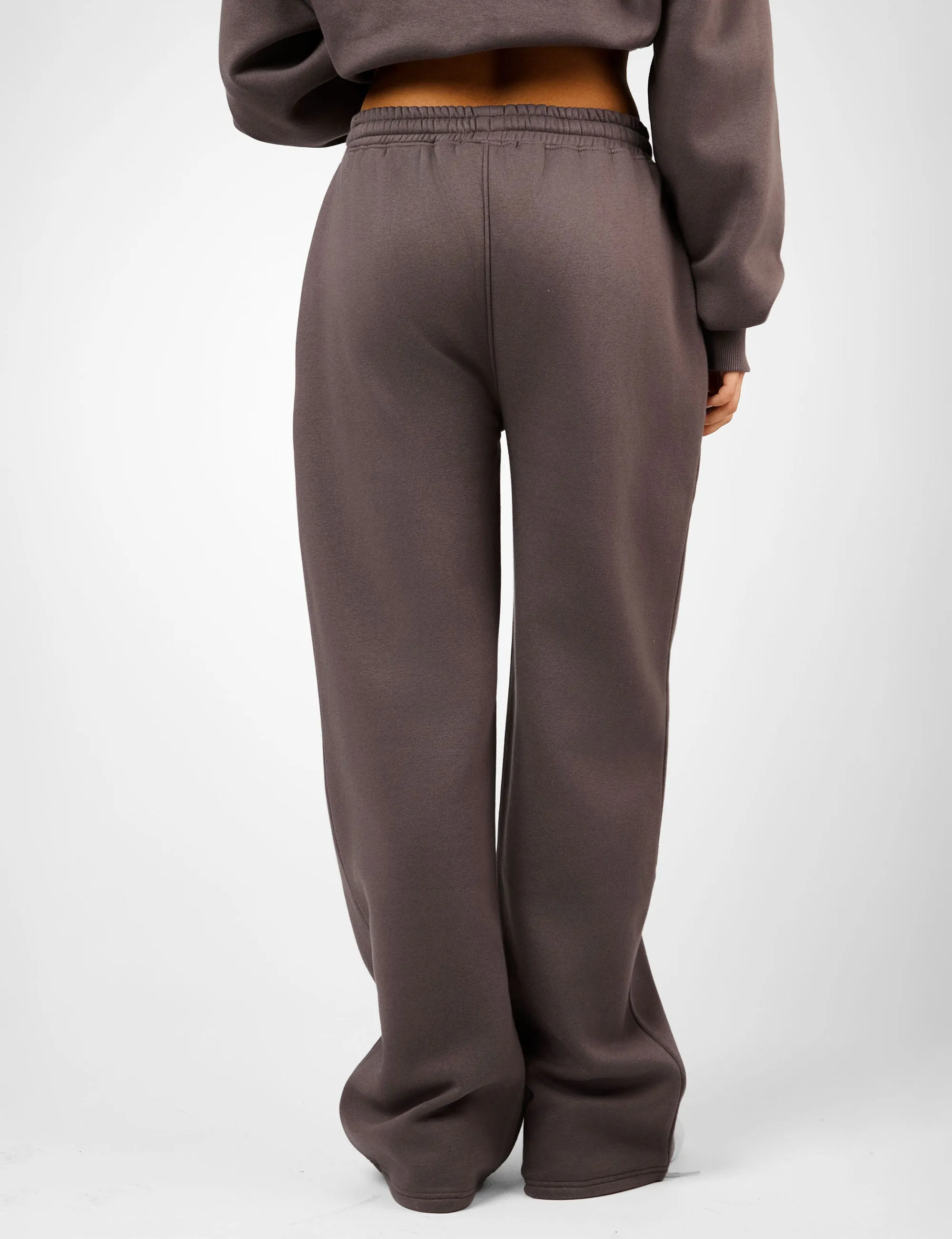 Kaiia Logo Wide Leg Joggers Mink sold by Public Desire product image thumbnail 4