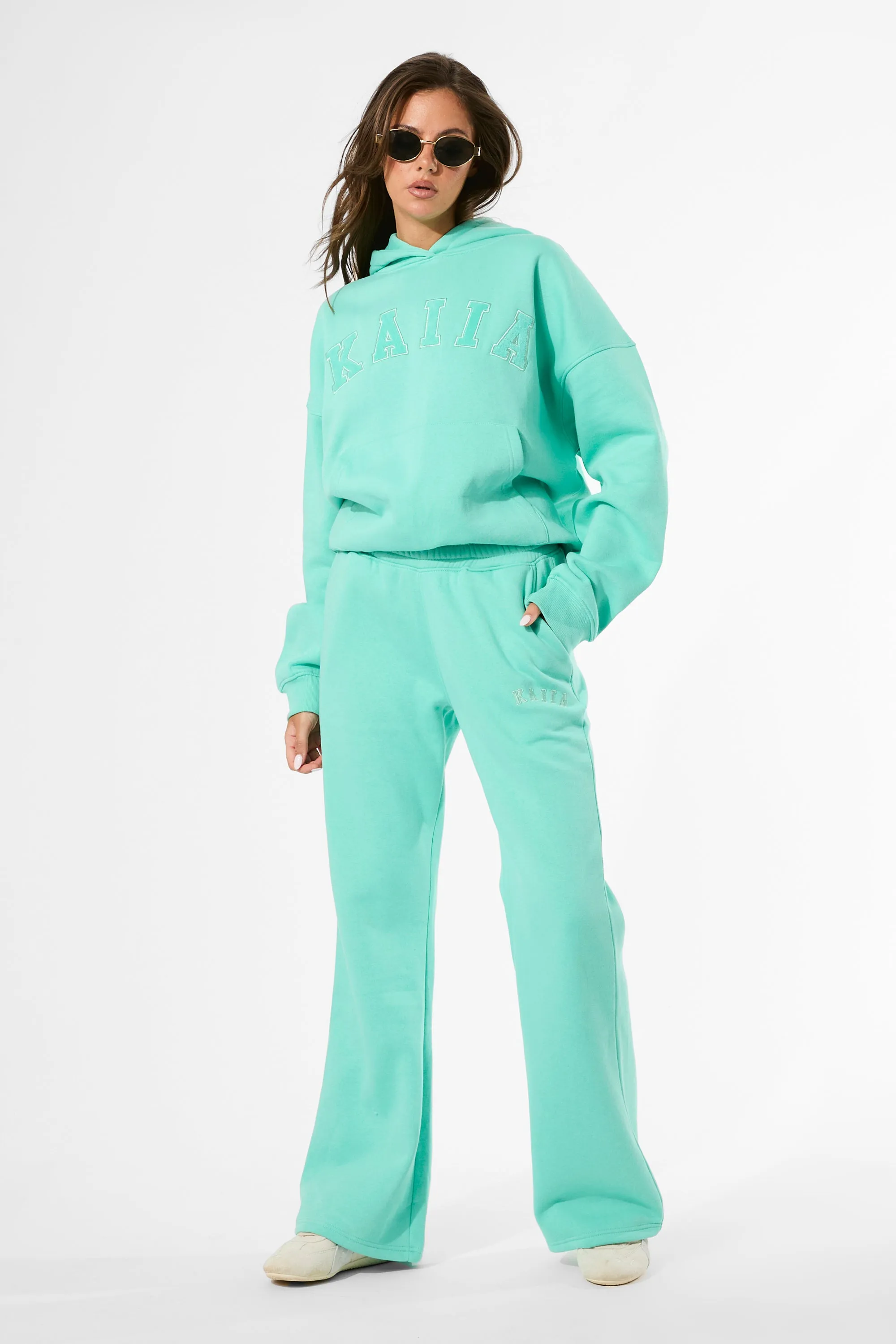 Kaiia Slogan Oversized Hoodie Spearmint sold by Public Desire product image thumbnail 4