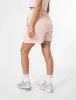 Kaiia Logo Mini Sweat Shorts Pink Chai sold by Public Desire