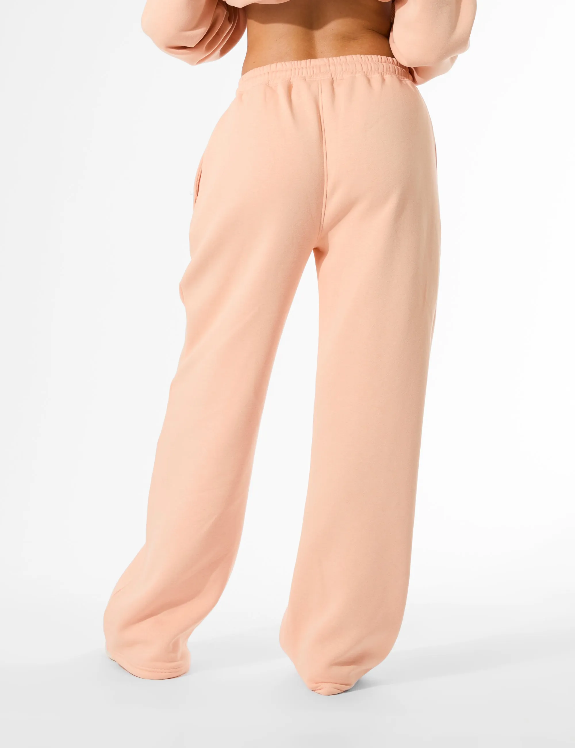 Kaiia Logo Wide Leg Joggers Tangerine sold by Public Desire product image thumbnail 3