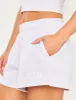 Kaiia Slogan Mini Sweat Shorts Grey Lilac sold by Public Desire
