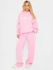 Kaiia Slogan Wide Leg Joggers Rose Pink sold by Public Desire