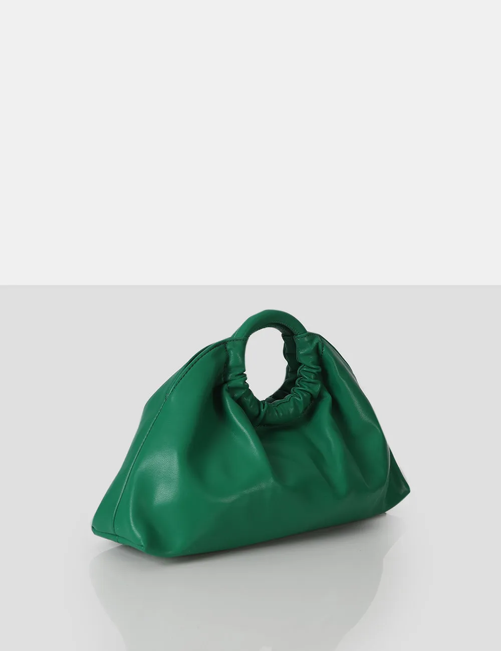 The Darcie Green Round Grab Handle Oversized Clutch Bag sold by Public Desire product image thumbnail 2