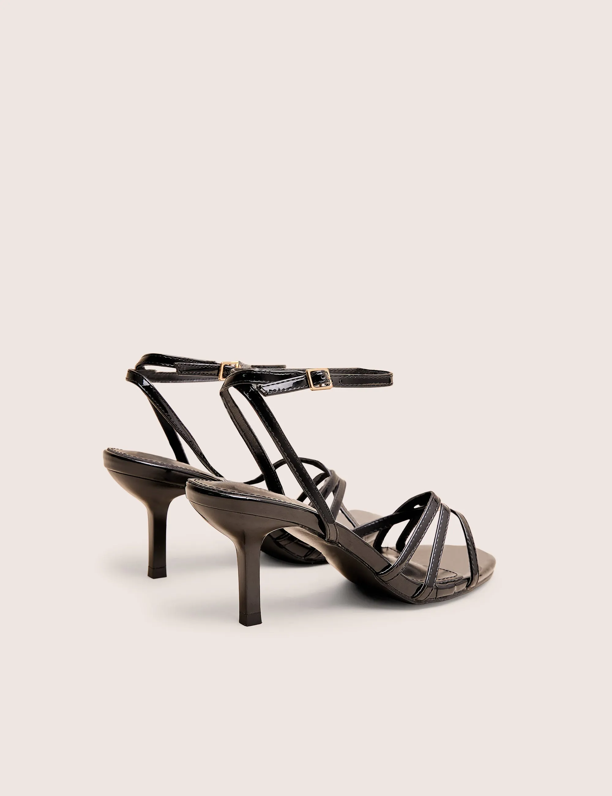 Juliette Black Minimal Strap Detail Kitten Heels sold by Public Desire product image thumbnail 3