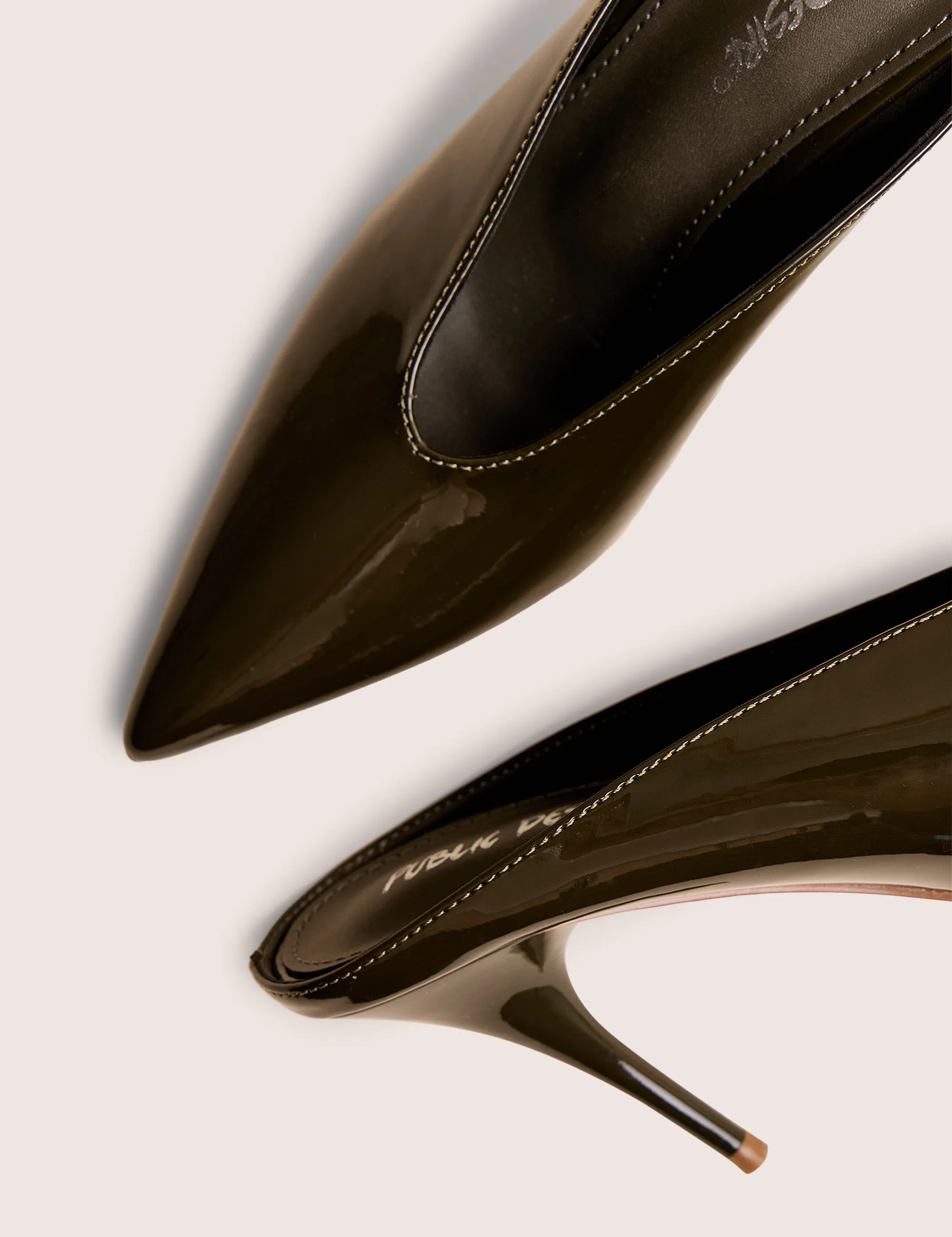 Elixr Green Patent Court High Heels sold by Public Desire product image thumbnail 4