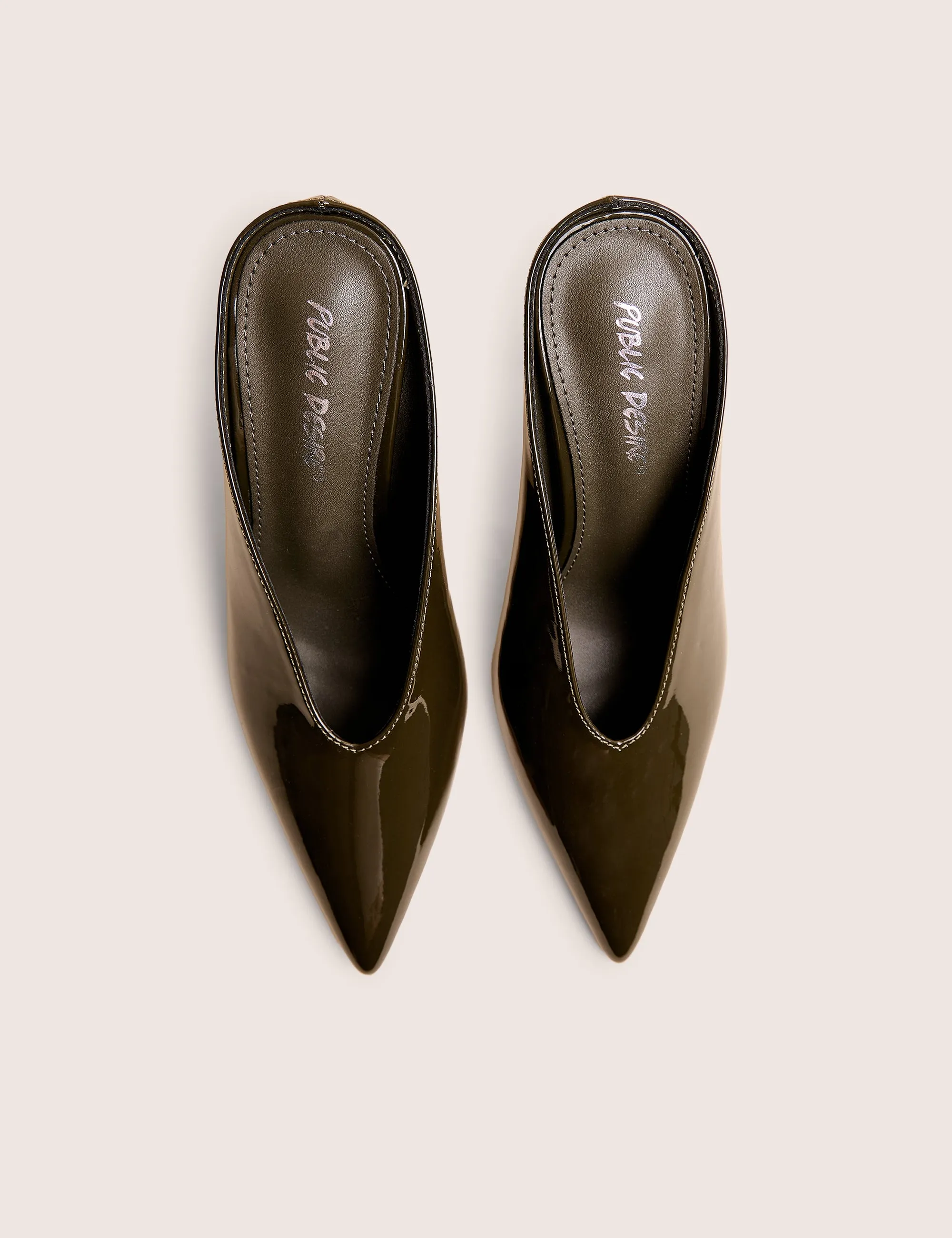 Elixr Green Patent Court High Heels sold by Public Desire product image thumbnail 2