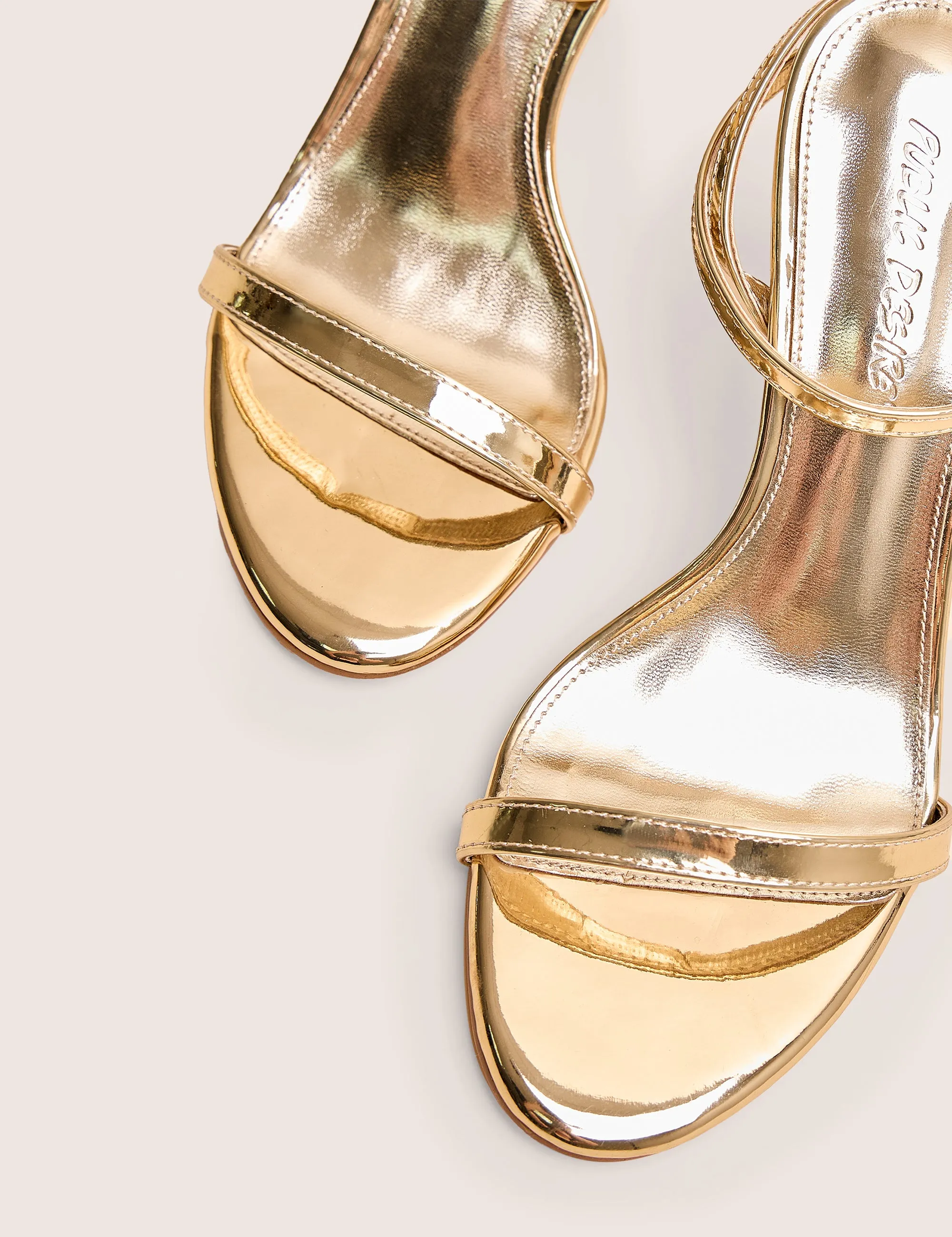 Selene Gold Curved Heels Barely There sold by Public Desire product image thumbnail 2