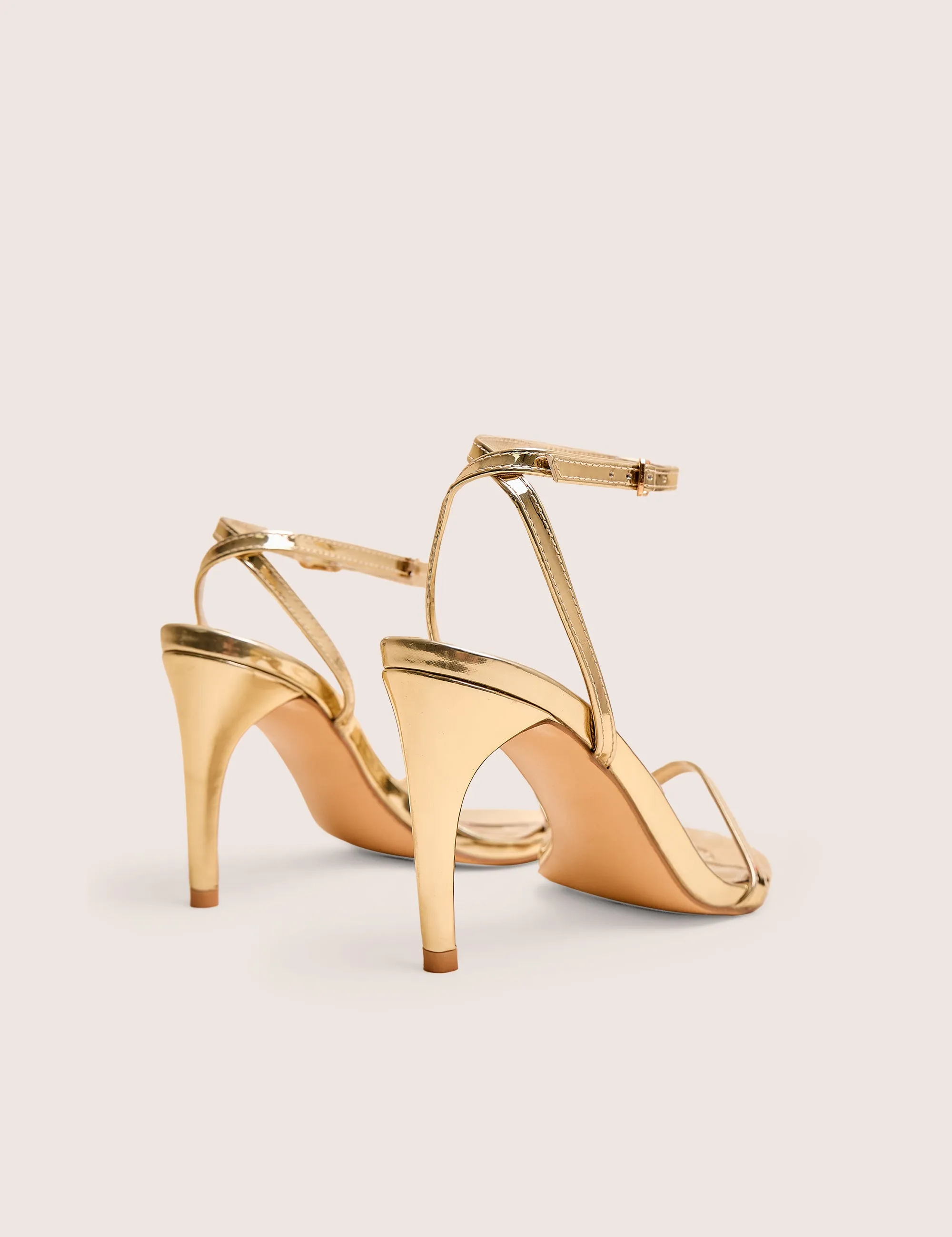 Selene Gold Curved Heels Barely There sold by Public Desire product image thumbnail 3