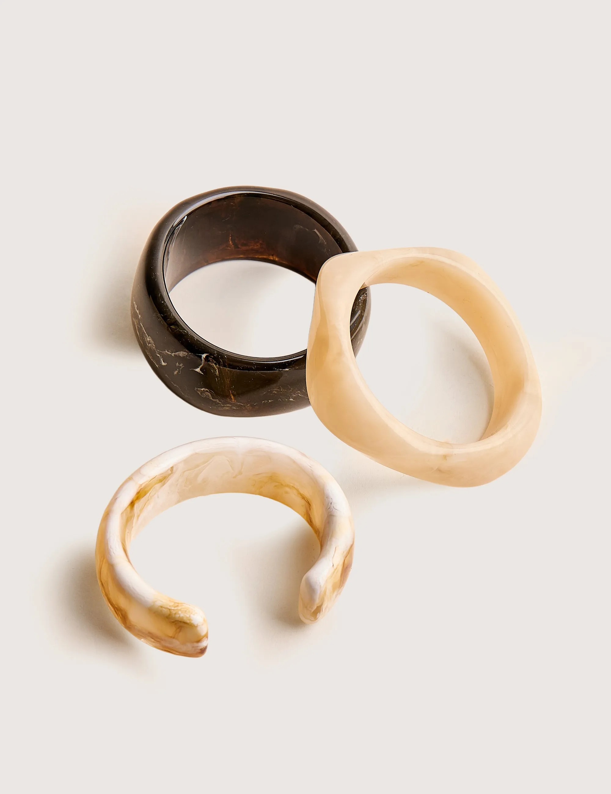 3 Pack Cuff & Classic Bangle Set Multi sold by Public Desire product image thumbnail 2