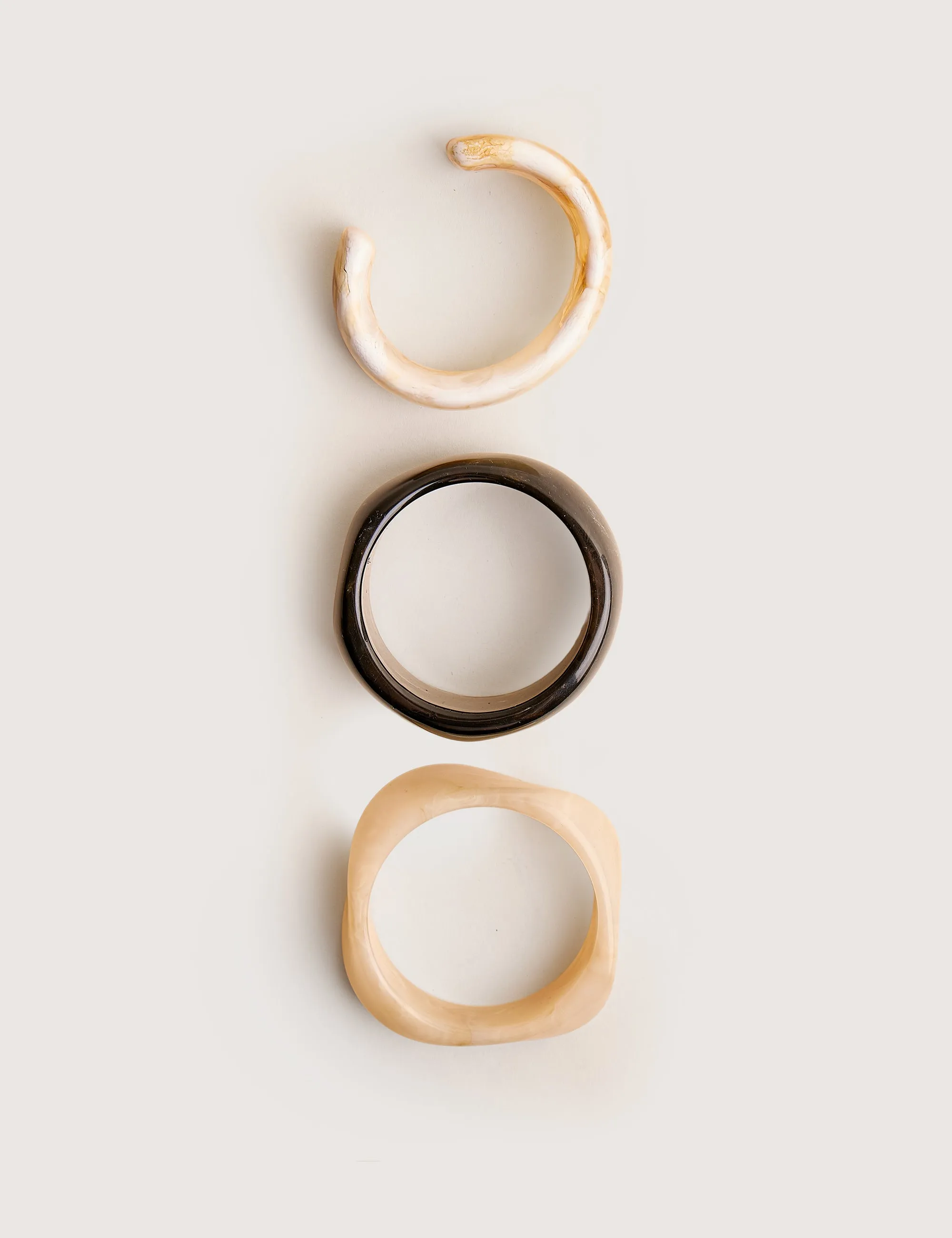 3 Pack Cuff & Classic Bangle Set Multi sold by Public Desire product image thumbnail 3