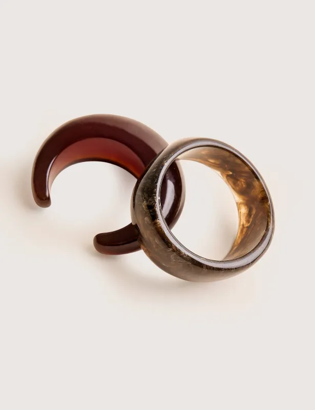 2 Pack Cuff & Bangle Set Multi sold by Public Desire