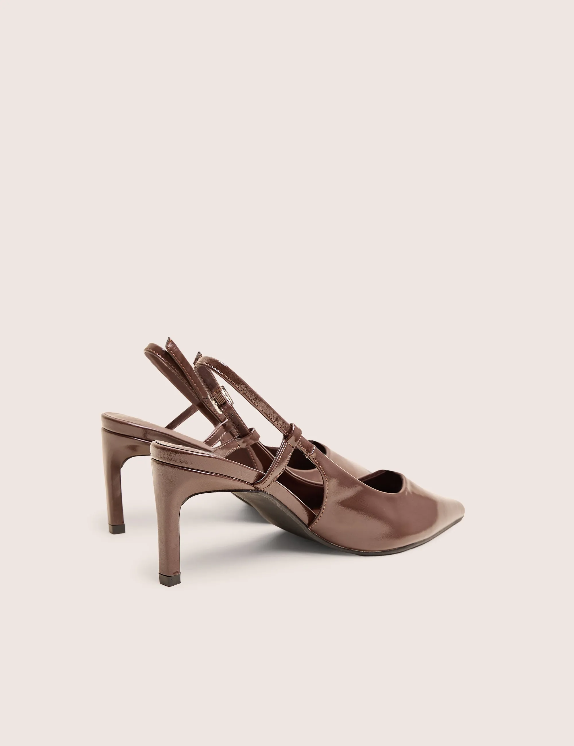 Salsa Chocolate Sling Back Pointed Toe Heels sold by Public Desire product image thumbnail 3